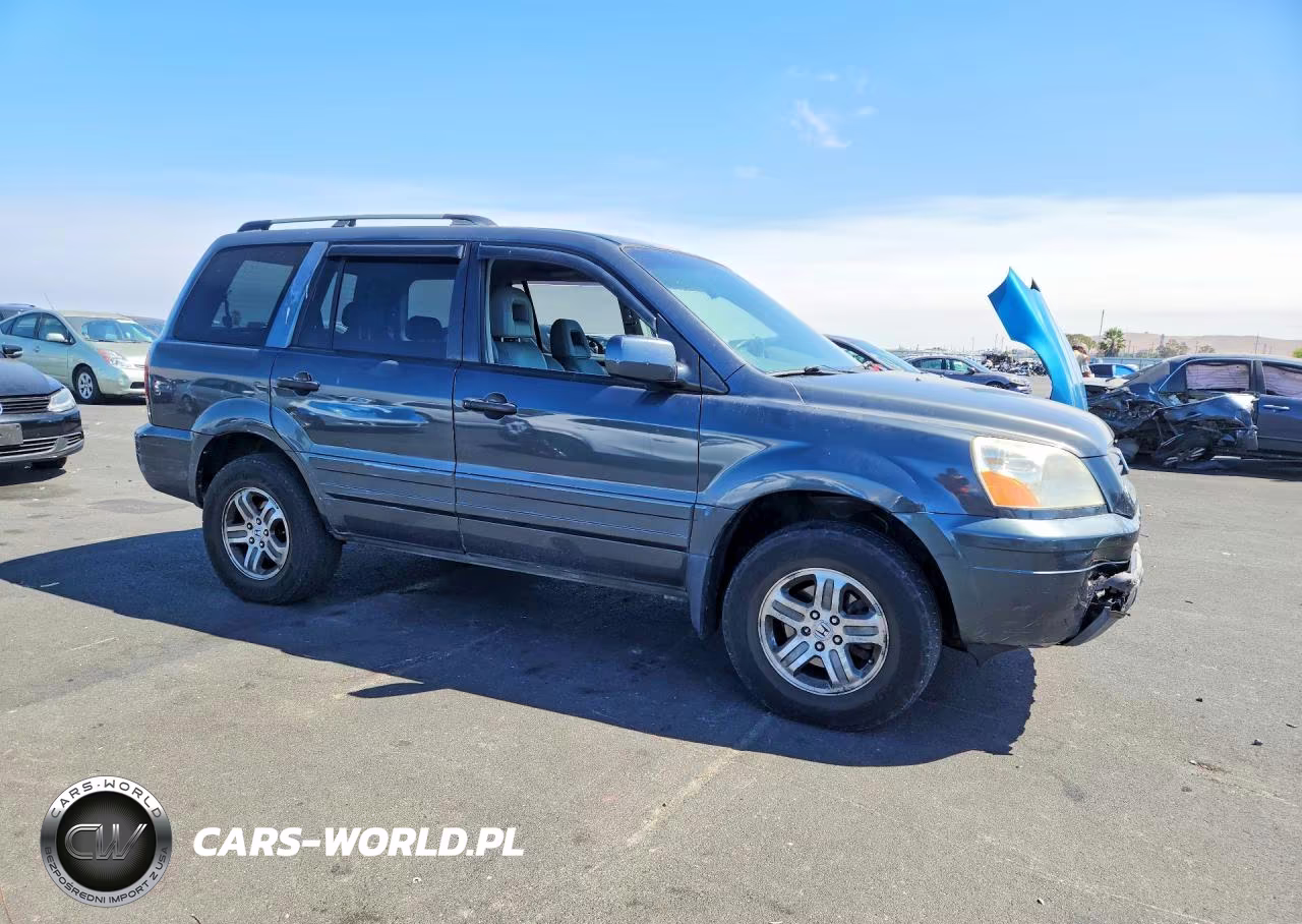 2004 Honda Pilot Exl VIN:2HKYF18504H616085 - 4