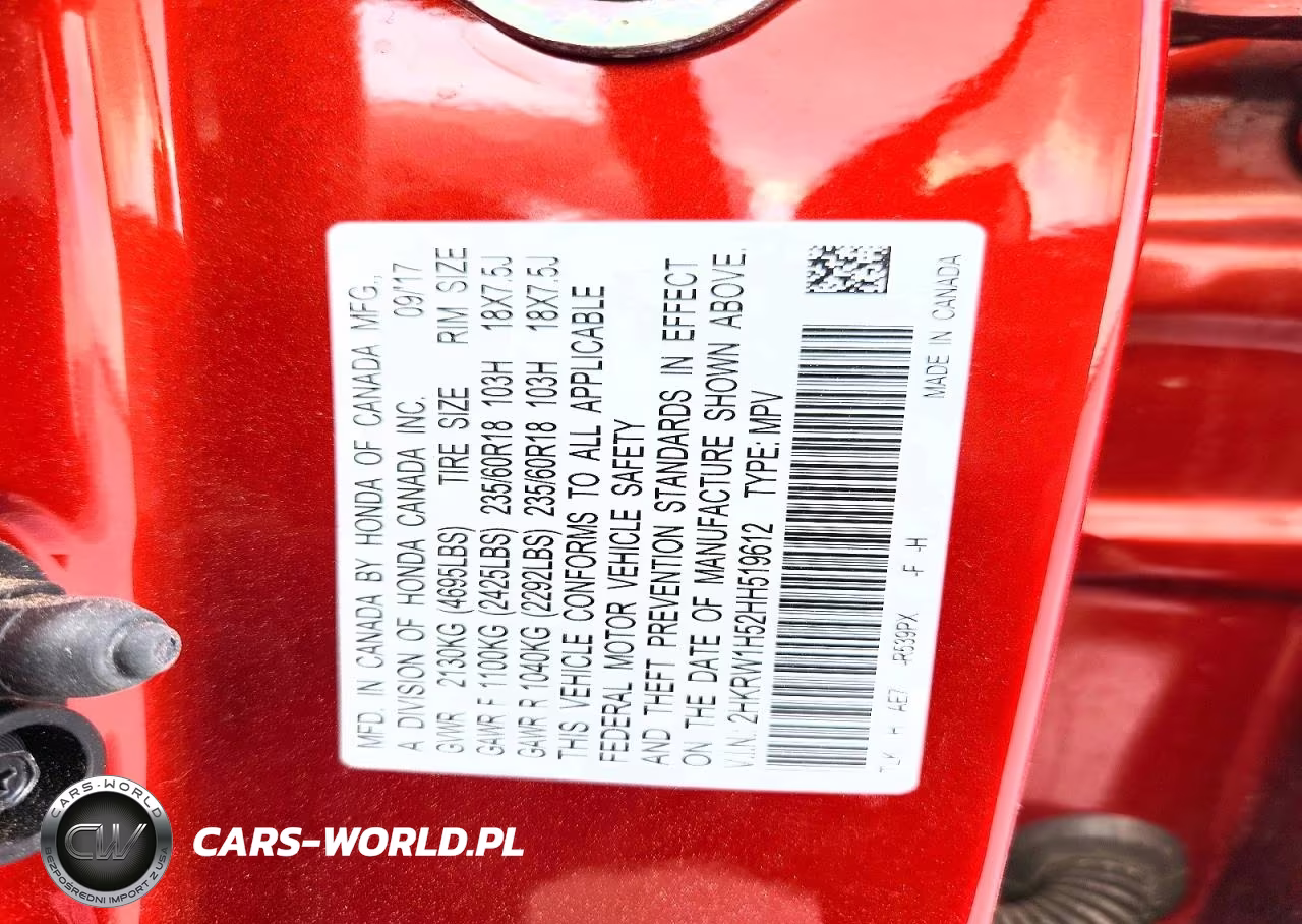 2017 Honda Cr-V Ex VIN:2HKRW1H52HH519612 - 13