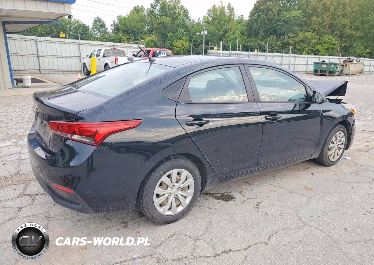 2021 Hyundai Accent Se VIN:3KPC24A67ME129805 - 3