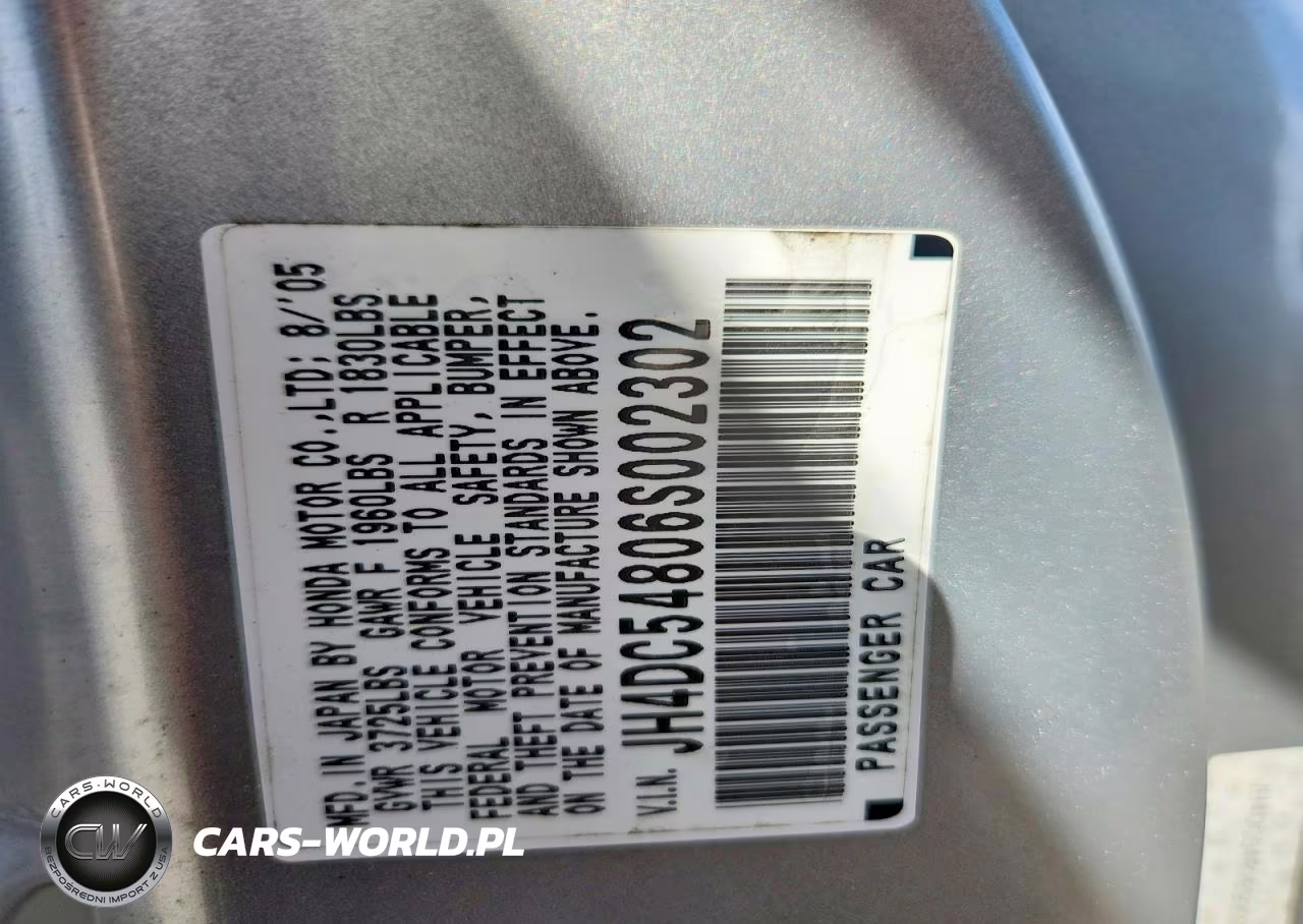 2006 Acura Rsx VIN:JH4DC54806S002302 - 13