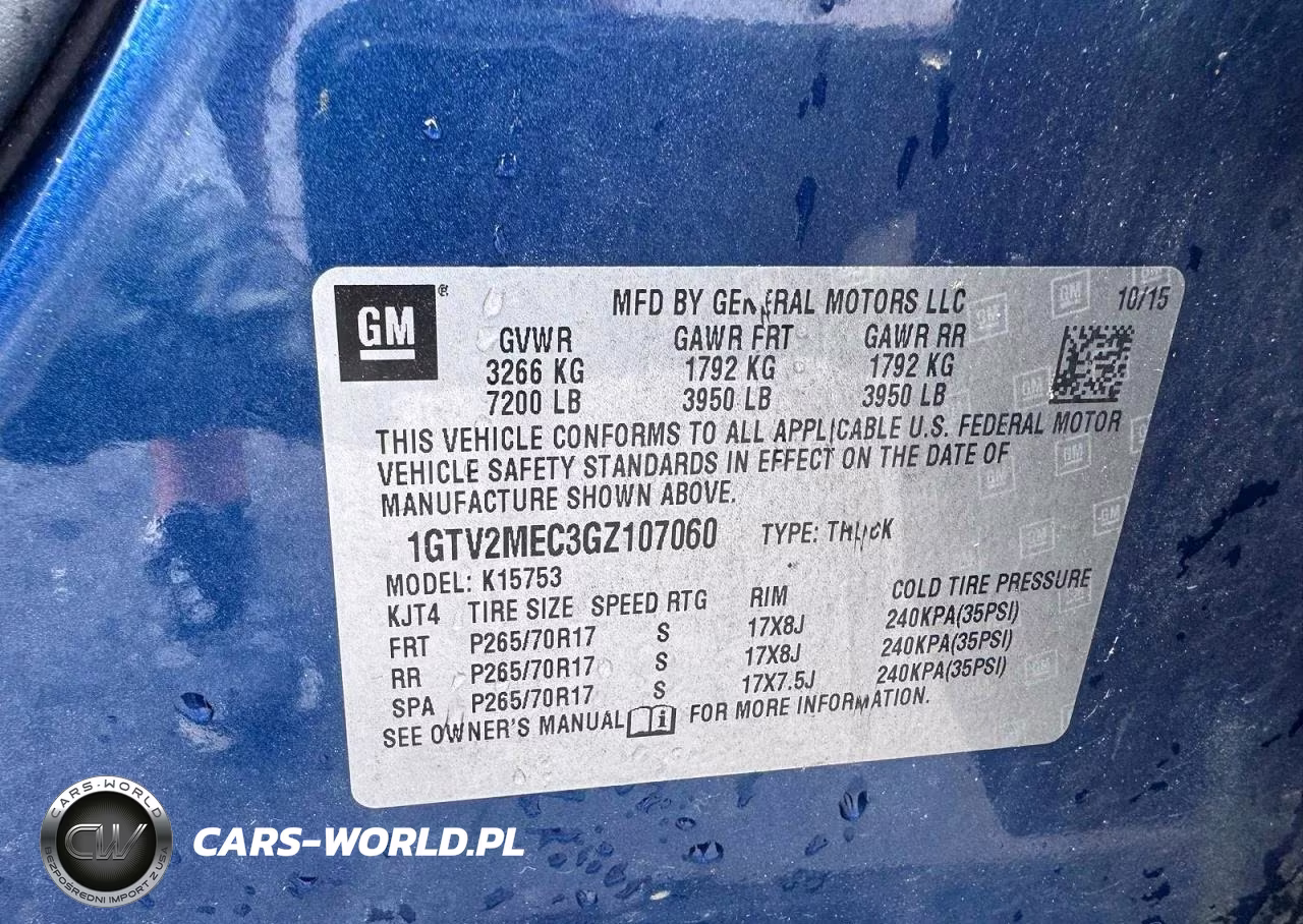 2016 GMC Sierra K1500 Sle VIN:1GTV2MEC3GZ107060 - 12