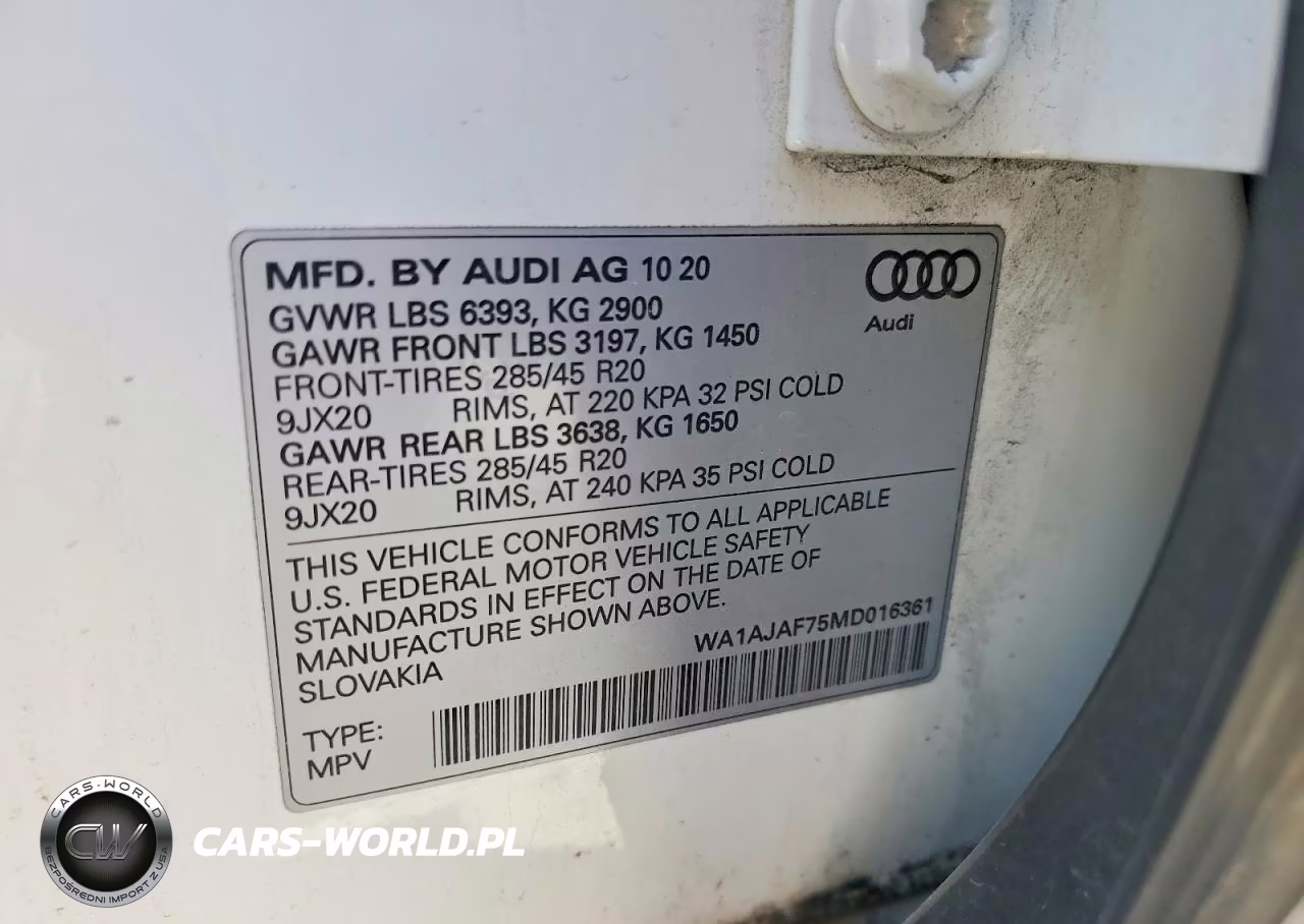 2021 Audi Q7 Premium VIN:WA1AJAF75MD016361 - 13