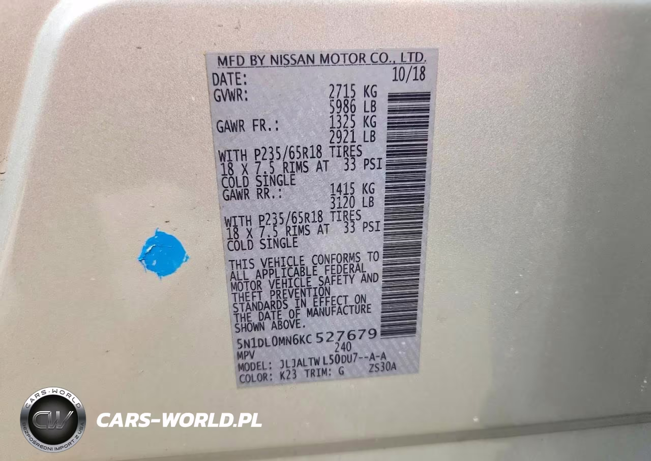 2019 Infiniti Qx60 Luxe VIN:5N1DL0MN6KC527679 - 13
