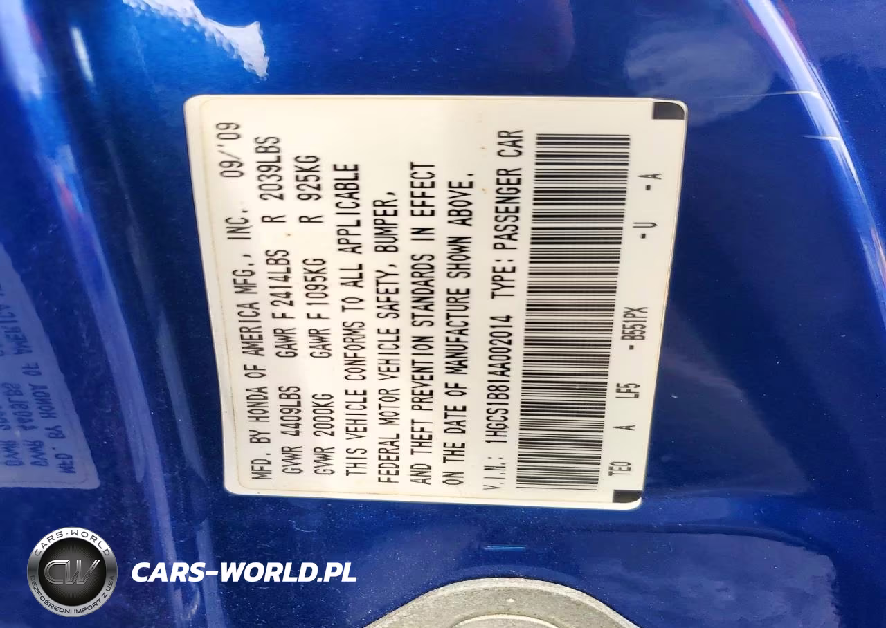 2010 Honda Accord Exl VIN:1HGCS1B81AA002014 - 13