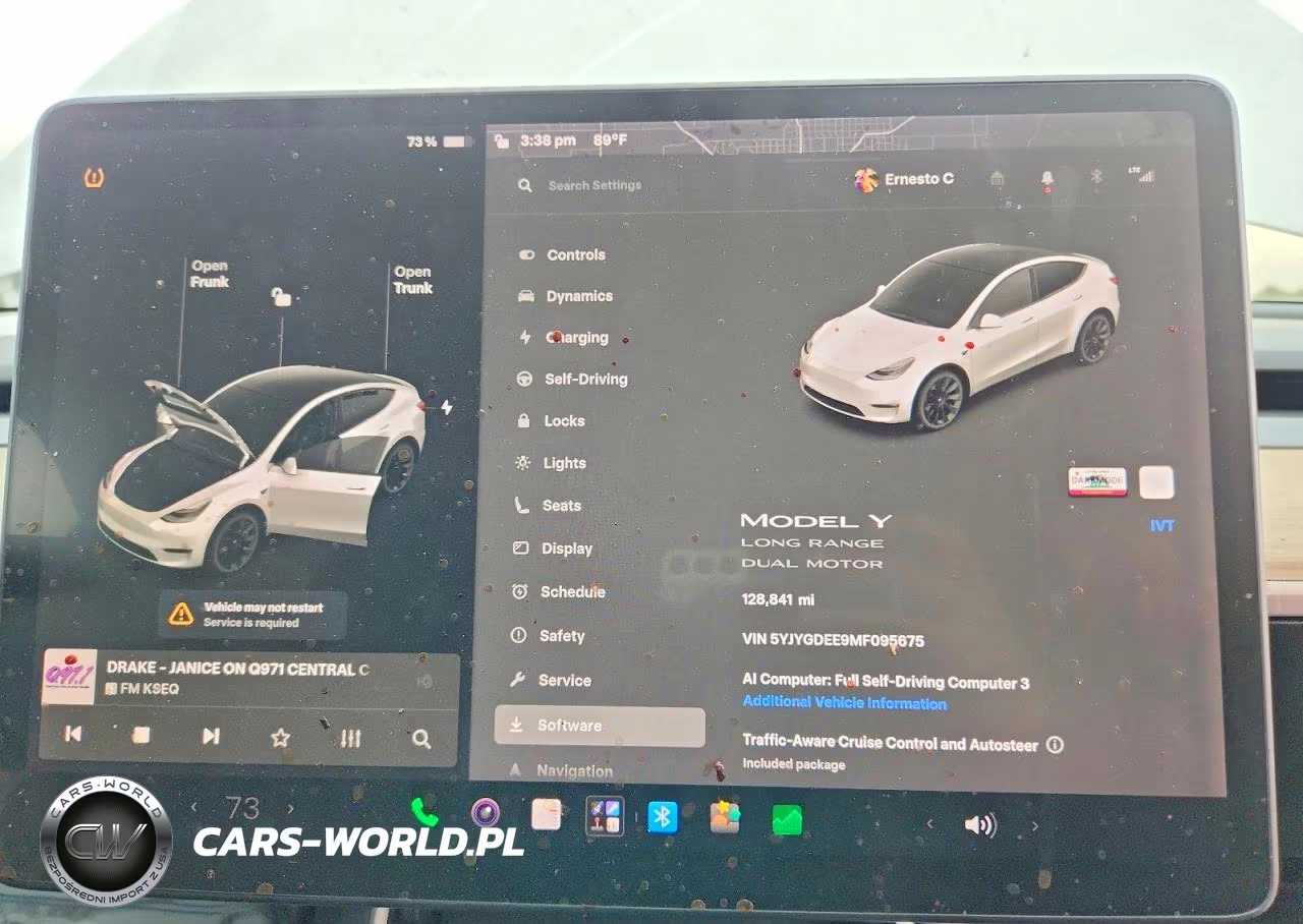 2021 Tesla Model Y VIN:5YJYGDEE9MF095675 - 9
