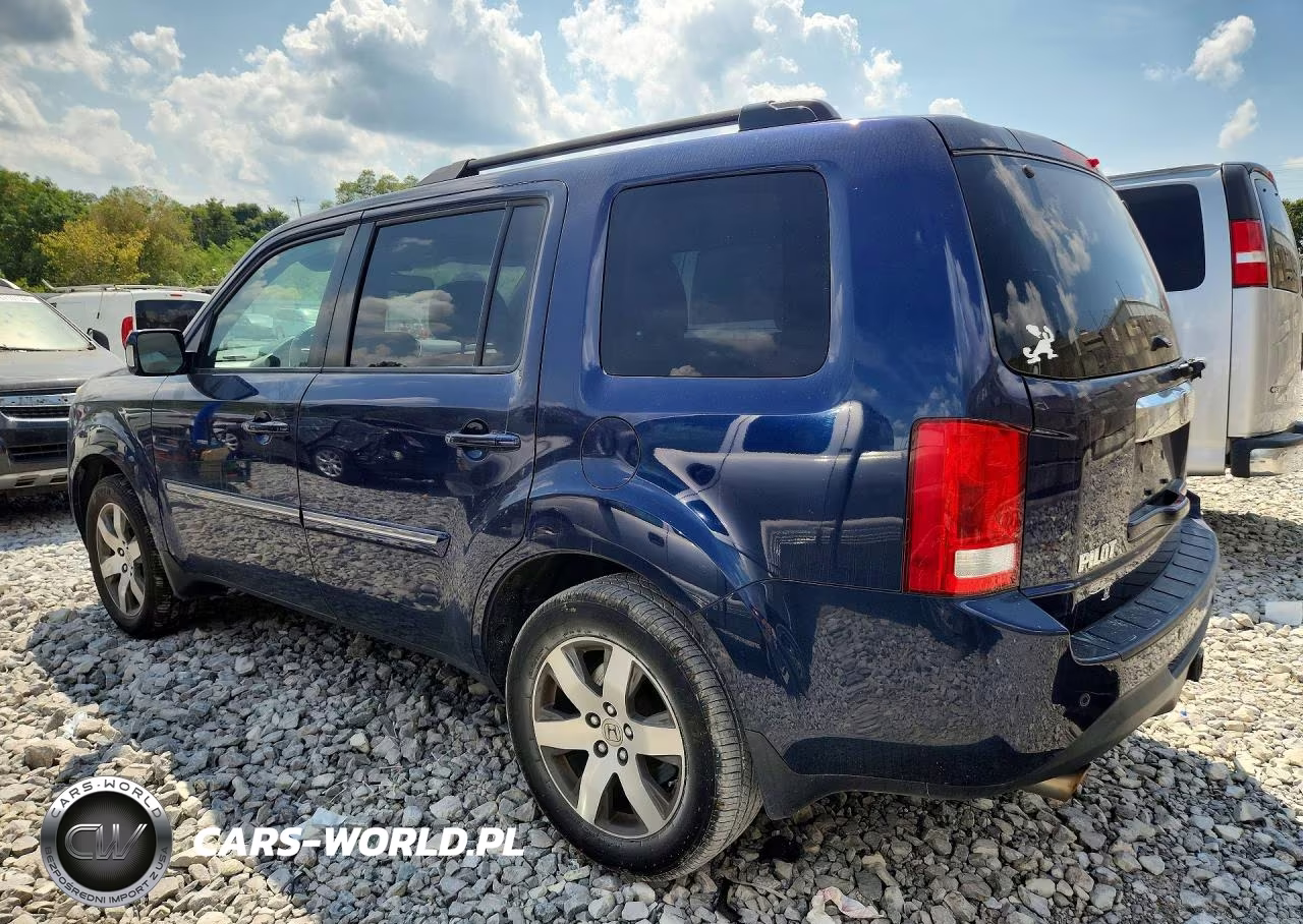 2014 Honda Pilot Touring VIN:5FNYF4H99EB042025 - 2