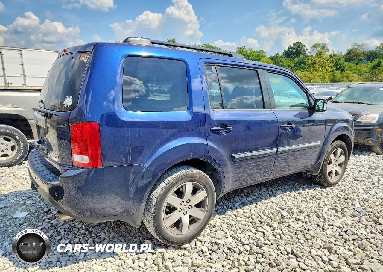 2014 Honda Pilot Touring VIN:5FNYF4H99EB042025 - 3