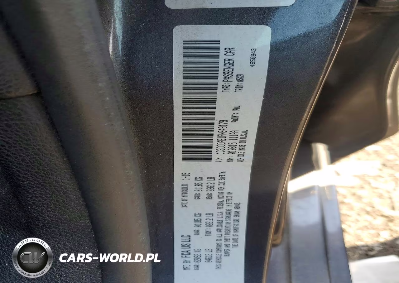 2015 Chrysler 200 Limited VIN:1C3CCCAB1FN649179 - 12