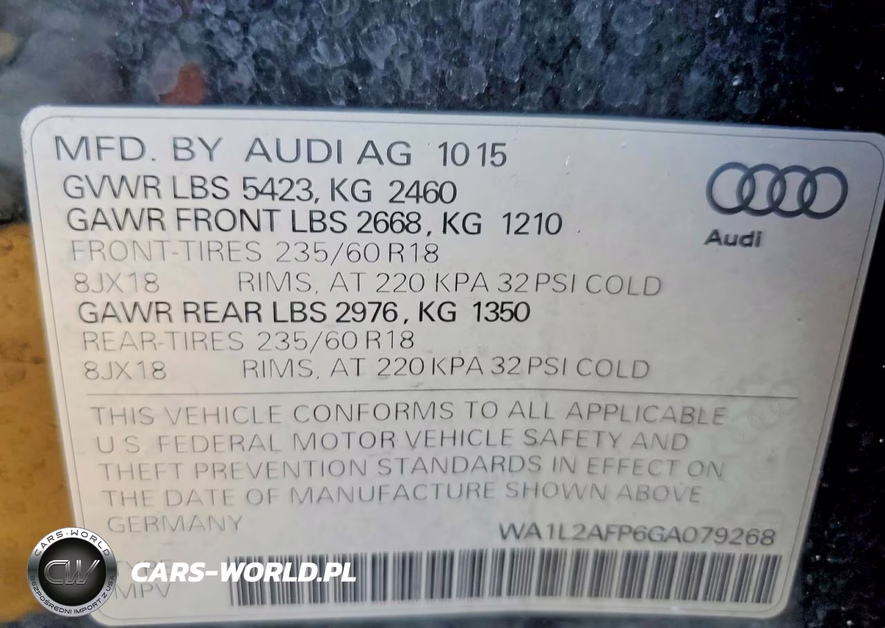 2016 Audi Q5 Premium Plus VIN:WA1L2AFP6GA079268 - 13