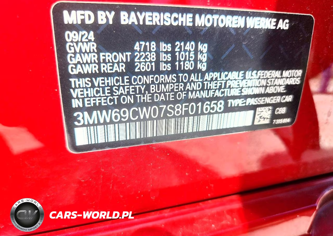 2025 BMW 330I VIN:3MW69CW07S8F01658 - 12
