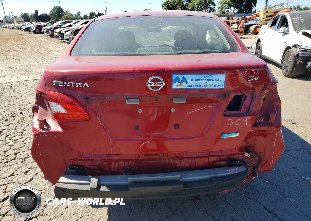 2014 Nissan Sentra Sv VIN:3N1AB7AP3EL646326 - 6
