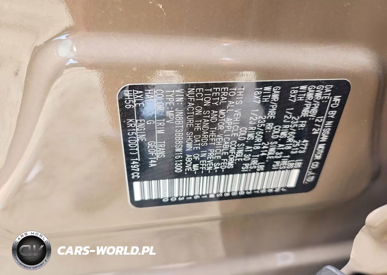 2025 Nissan Rogue Sv VIN:JN8BT3BB8SW161300 - 13