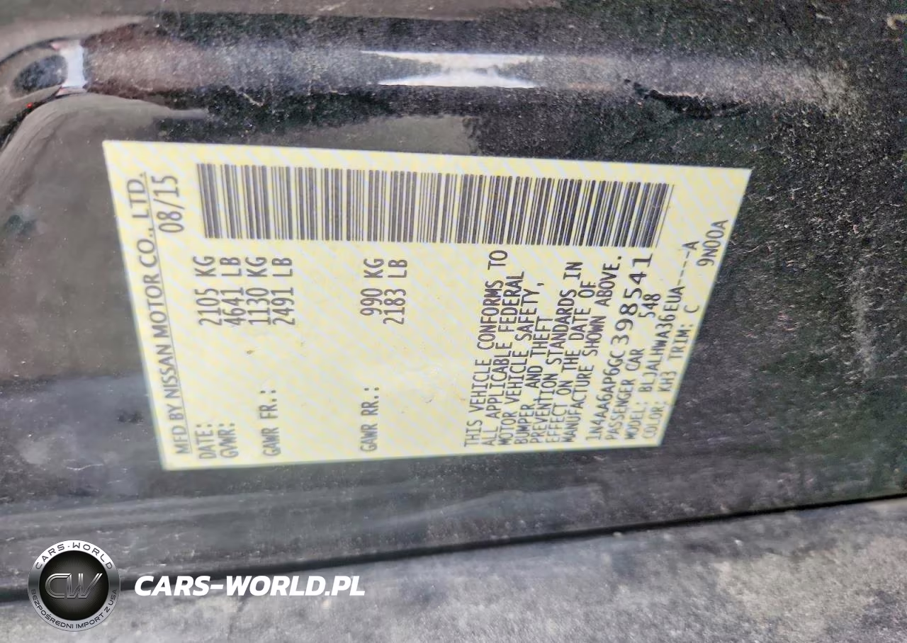 2016 Nissan Maxima Platinum VIN:1N4AA6AP6GC398541 - 13