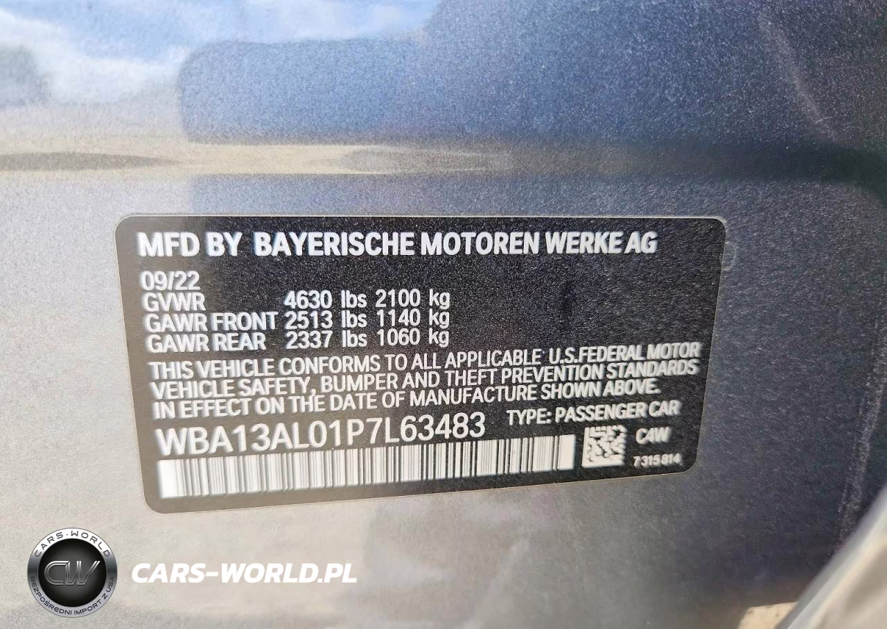 2023 BMW M235Xi VIN:WBA13AL01P7L63483 - 12