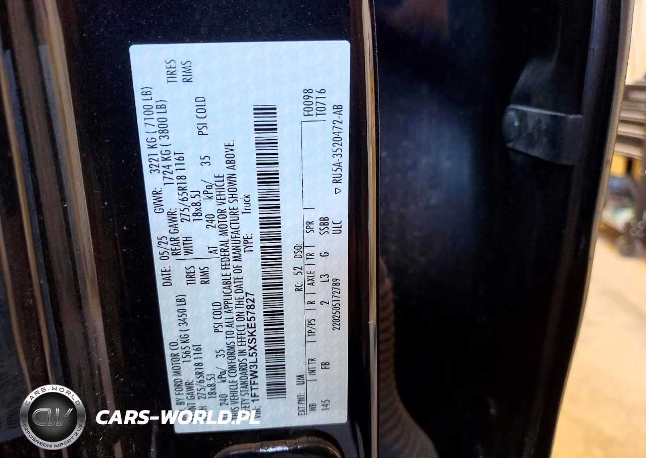 2025 Ford F150 Xlt VIN:1FTFW3L5XSKE57827 - 13