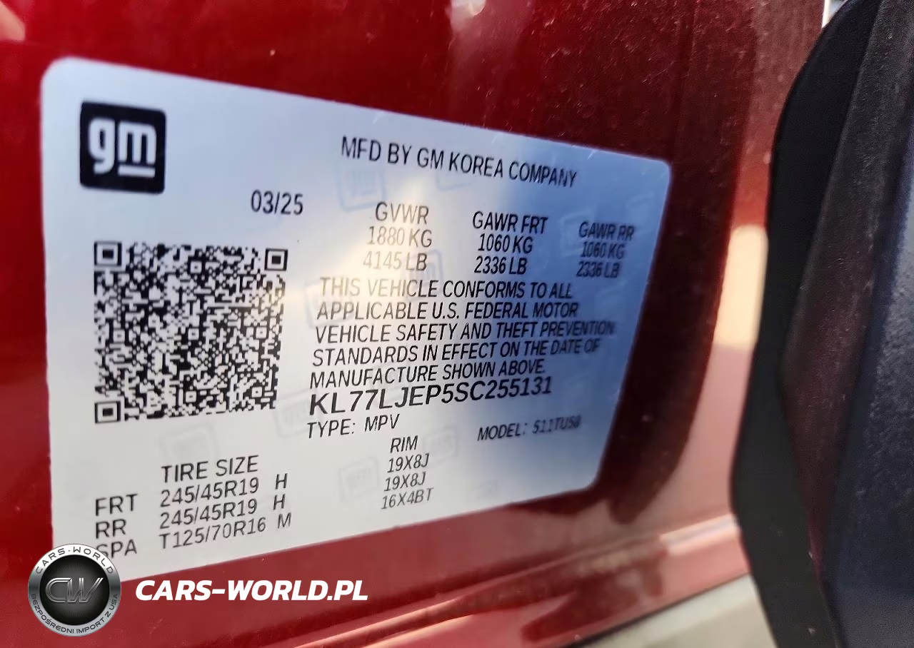 2025 Chevrolet Trax 2Rs VIN:KL77LJEP5SC255131 - 12