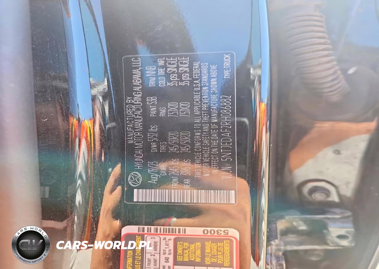 2024 Hyundai Santa Cruz Limited VIN:5NTJEDAF2RH086882 - 13