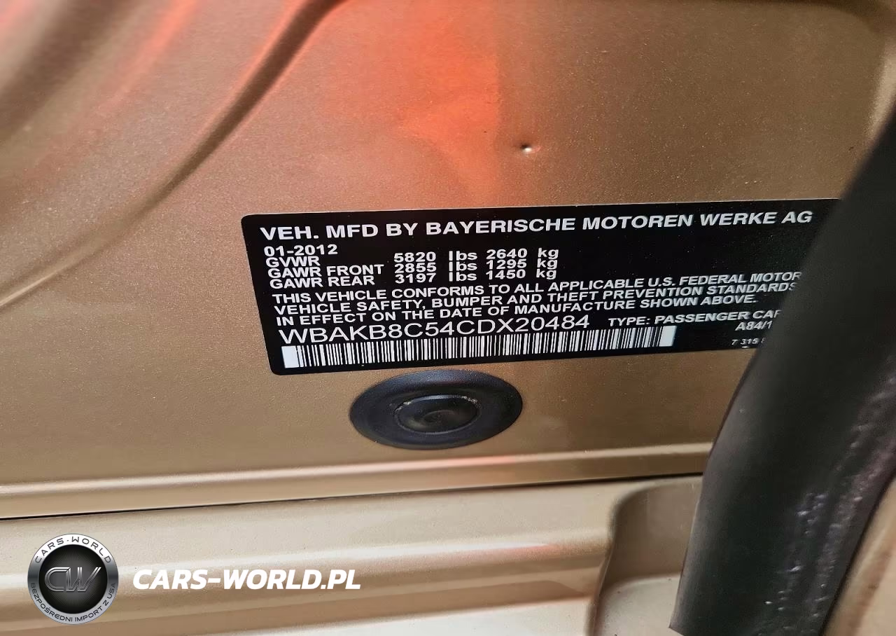 2012 BMW 750 Li VIN:WBAKB8C54CDX20484 - 12