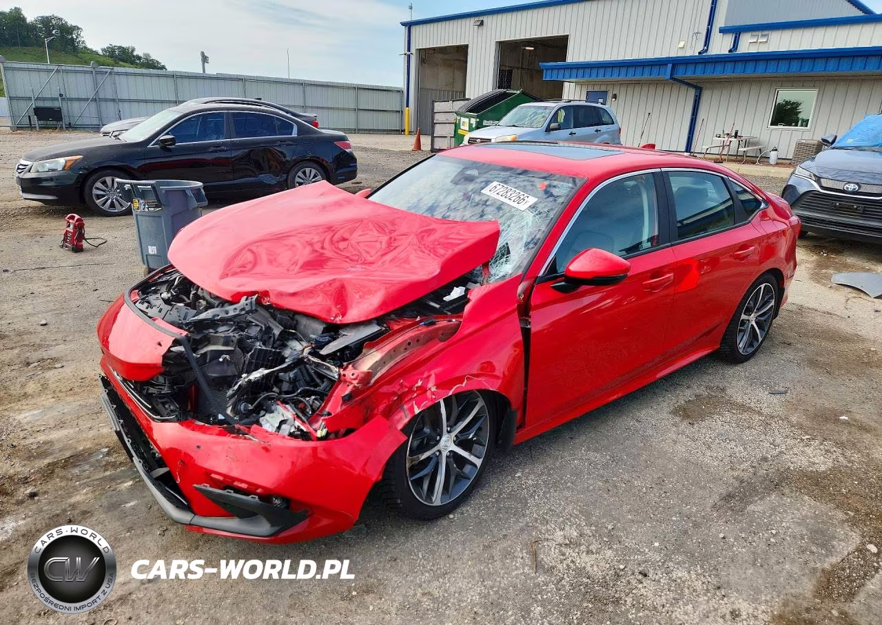 2022 Honda Civic Touring VIN:2HGFE1F99NH307954 - 1
