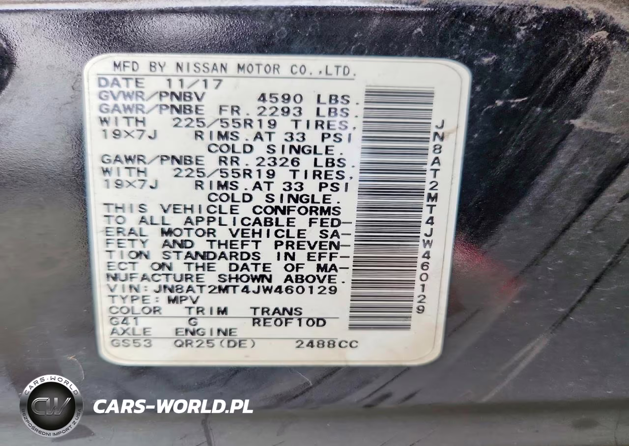 2018 Nissan Rogue Sl VIN:JN8AT2MT4JW460129 - 12