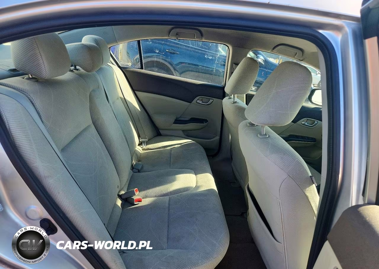 2012 Honda Civic Lx VIN:2HGFB2F52CH306587 - 10