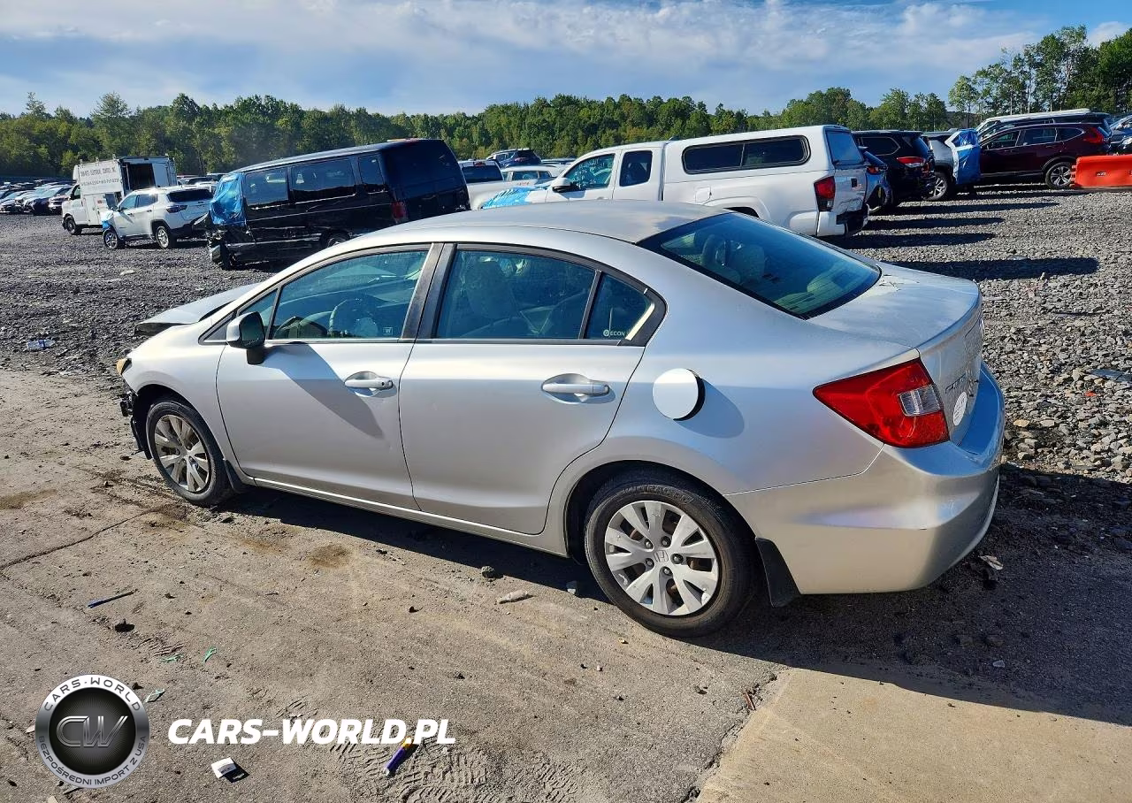 2012 Honda Civic Lx VIN:2HGFB2F52CH306587 - 2