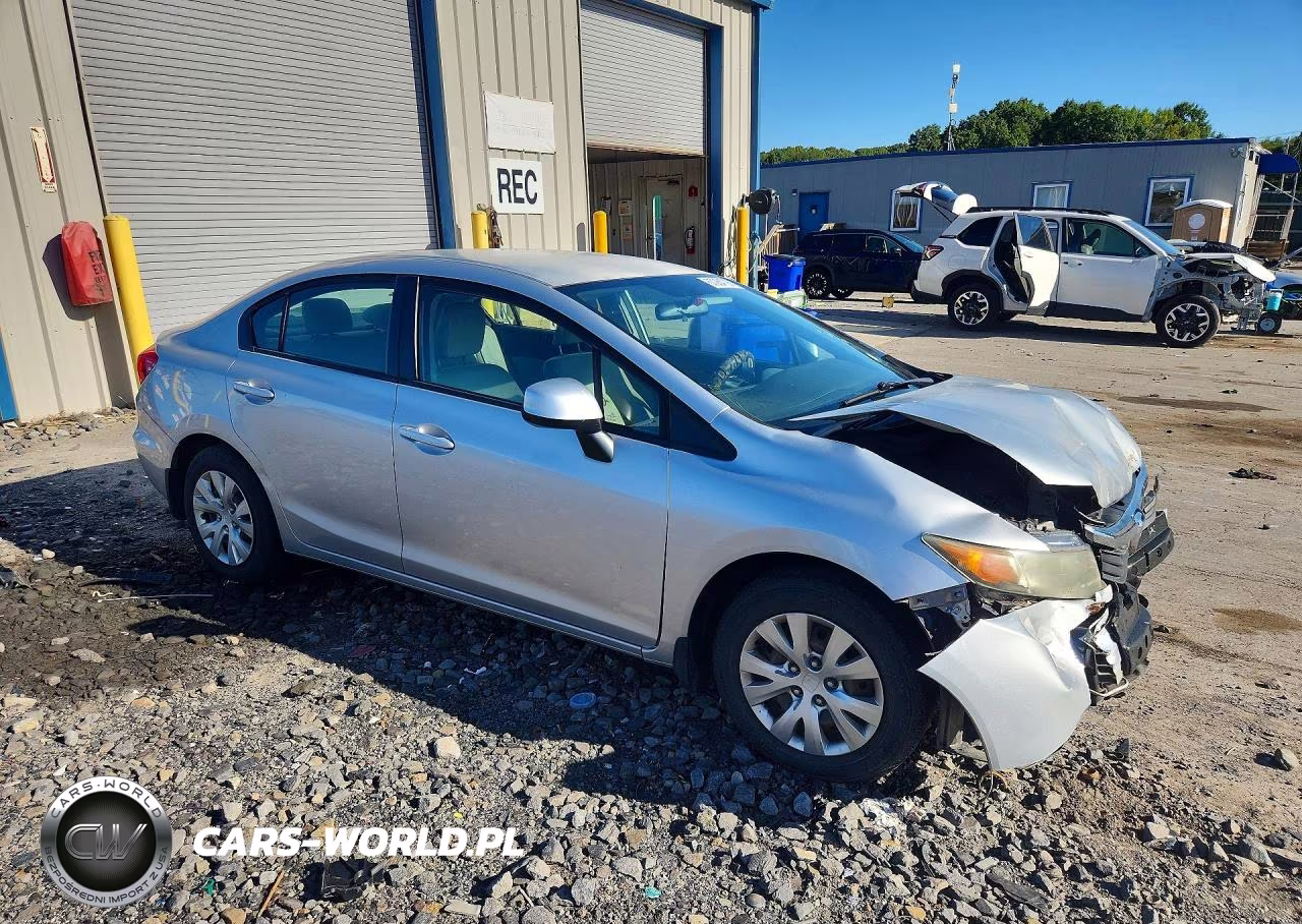 2012 Honda Civic Lx VIN:2HGFB2F52CH306587 - 4