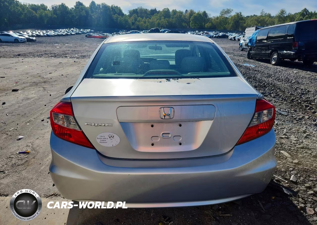 2012 Honda Civic Lx VIN:2HGFB2F52CH306587 - 6