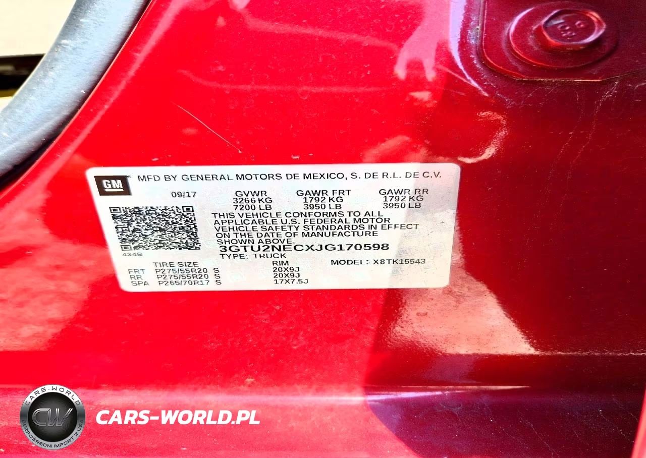 2018 GMC Sierra K1500 Slt VIN:3GTU2NECXJG170598 - 12