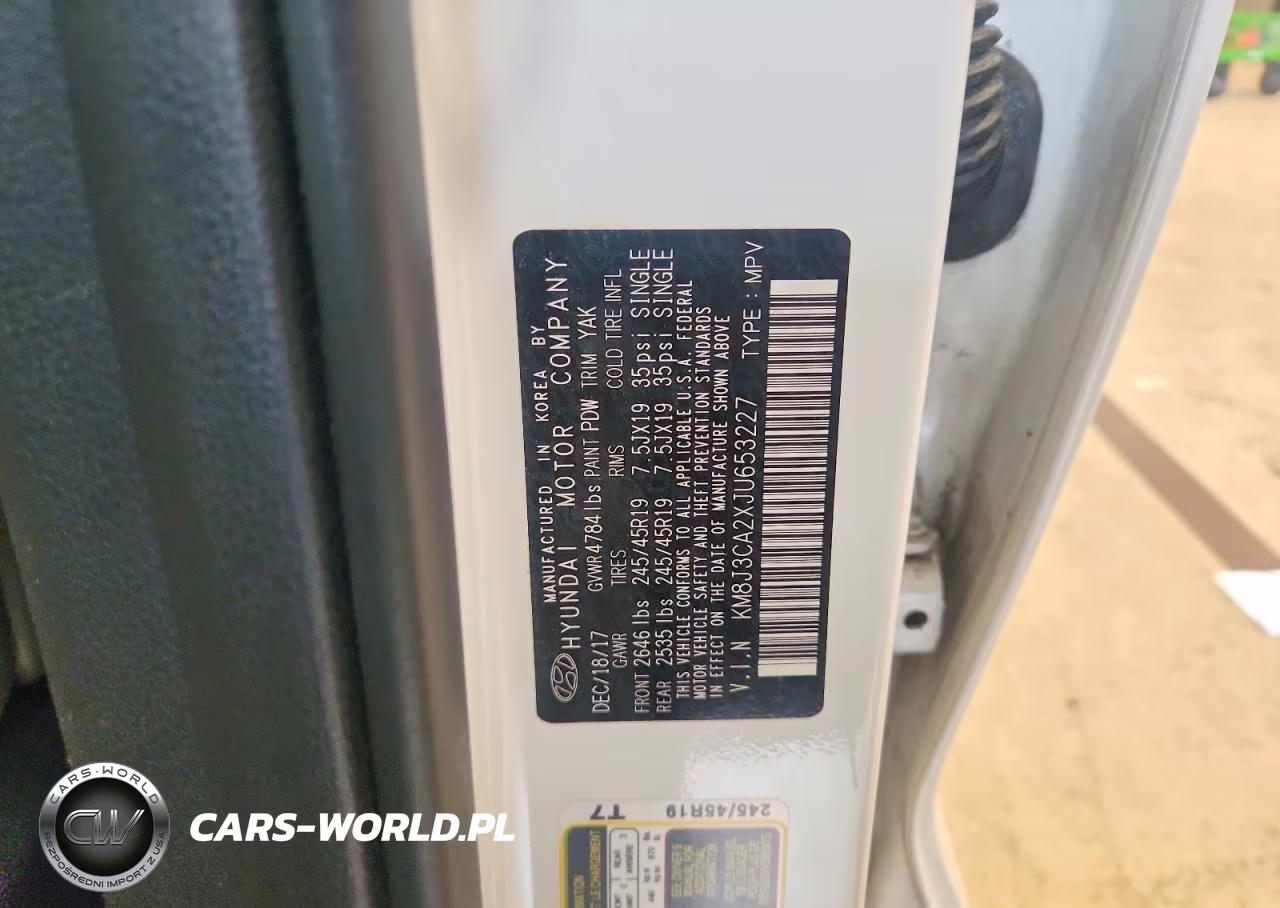 2018 Hyundai Tucson Limited VIN:KM8J3CA2XJU653227 - 13