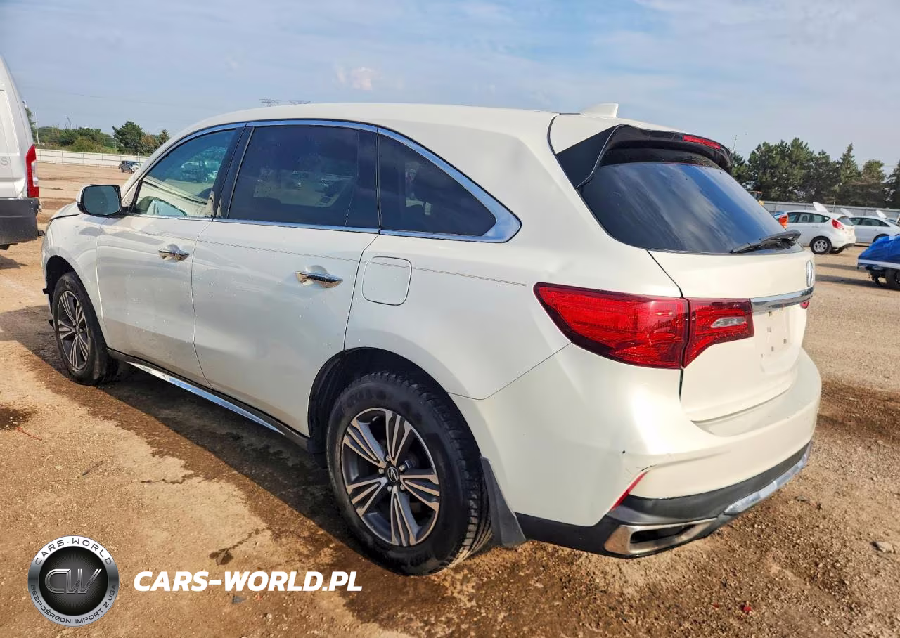 2017 Acura Mdx VIN:5FRYD3H37HB011631 - 2