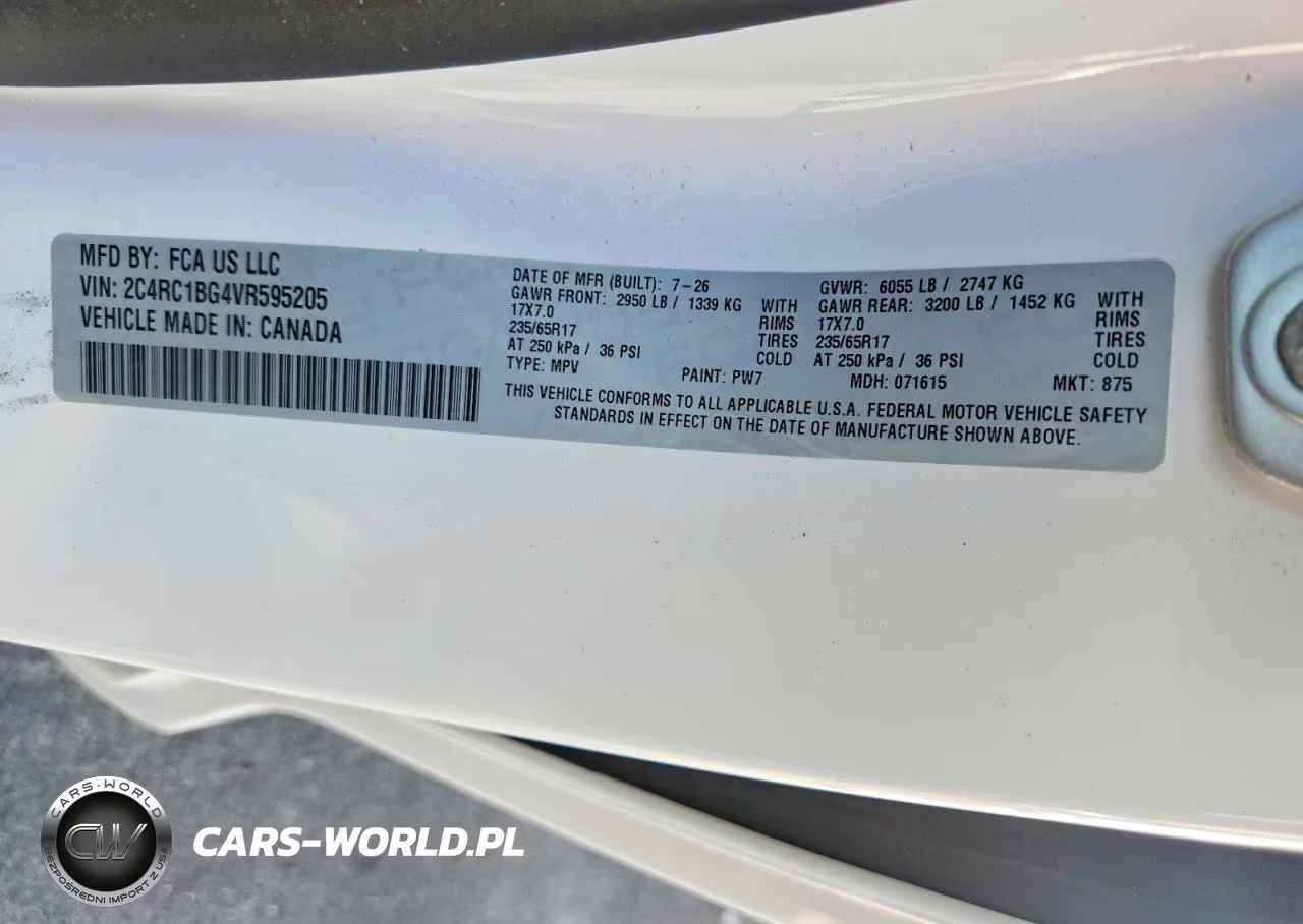 2027 Chrysler Pacifica Select VIN:2C4RC1BG4VR595205 - 14
