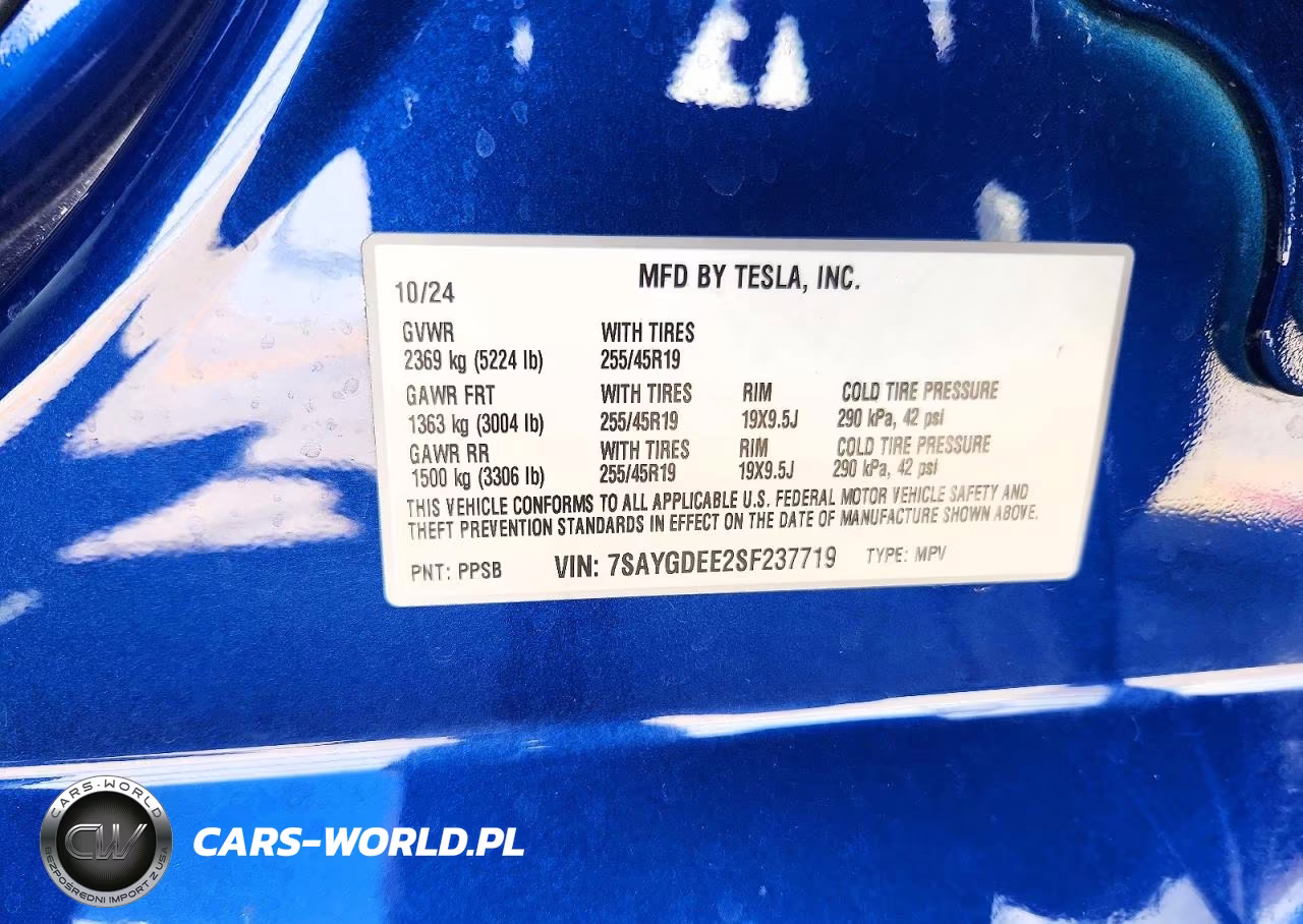 2025 Tesla Model Y VIN:7SAYGDEE2SF237719 - 13