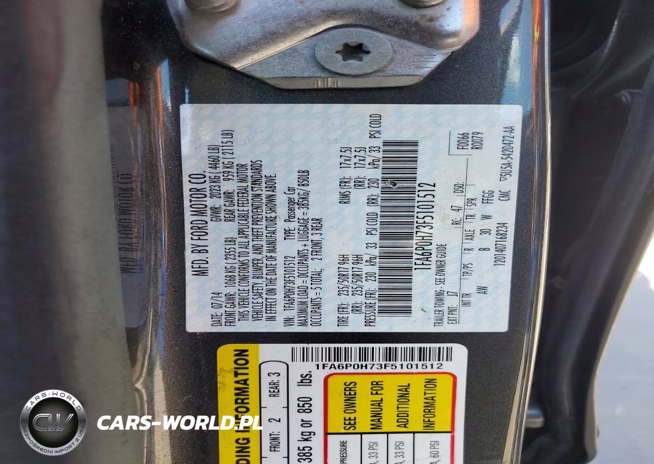 2015 Ford Fusion Se VIN:1FA6P0H73F5101512 - 12