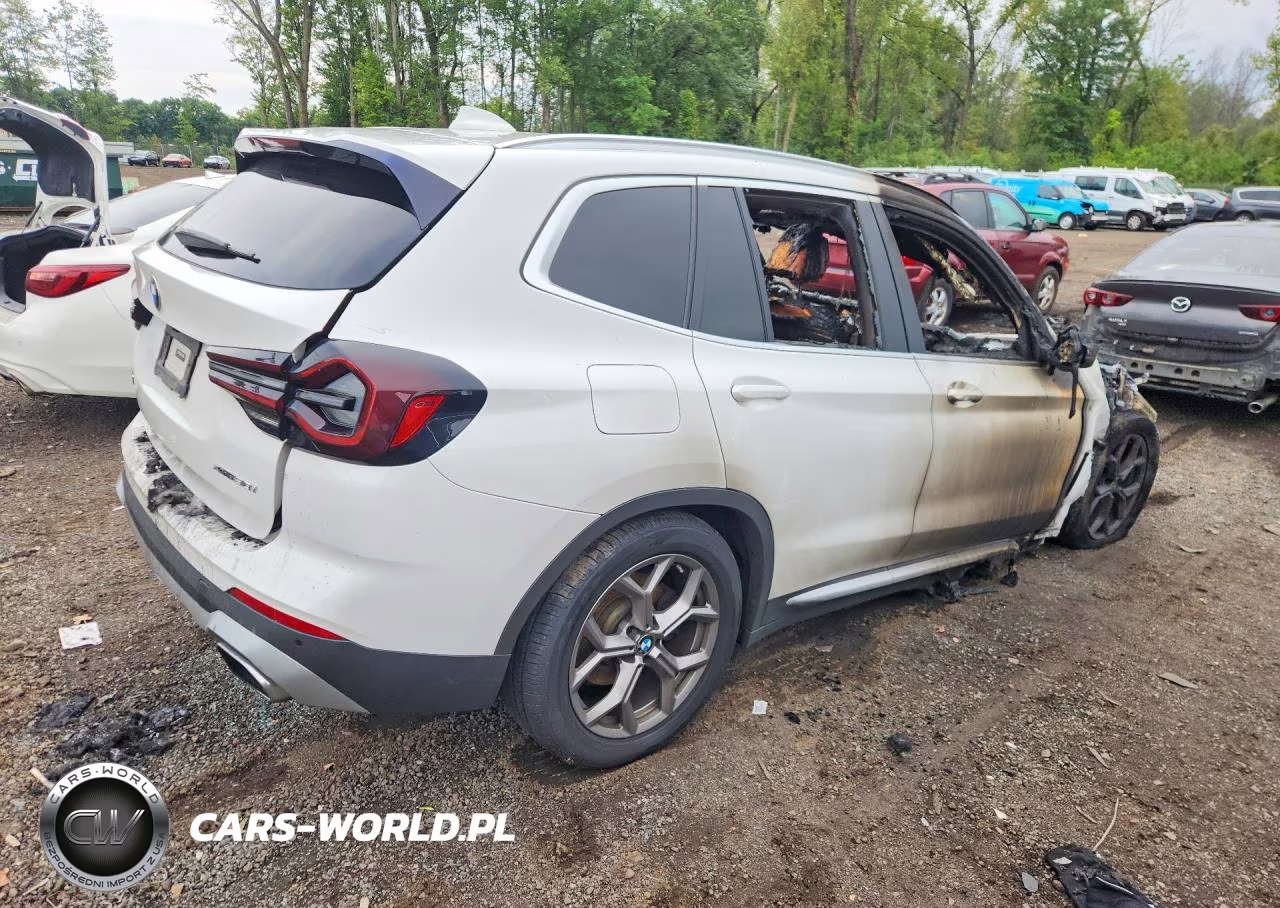 2022 BMW X3 xDrive30I VIN:5UX53DP05N9L22418 - 3