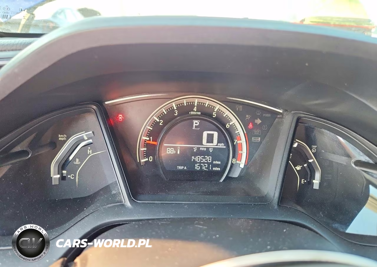 2016 Honda Civic Lx VIN:19XFC2F55GE030354 - 9