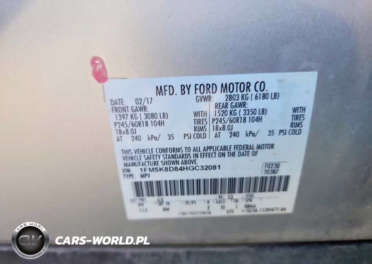 2017 Ford Explorer Xlt VIN:1FM5K8D84HGC32081 - 12