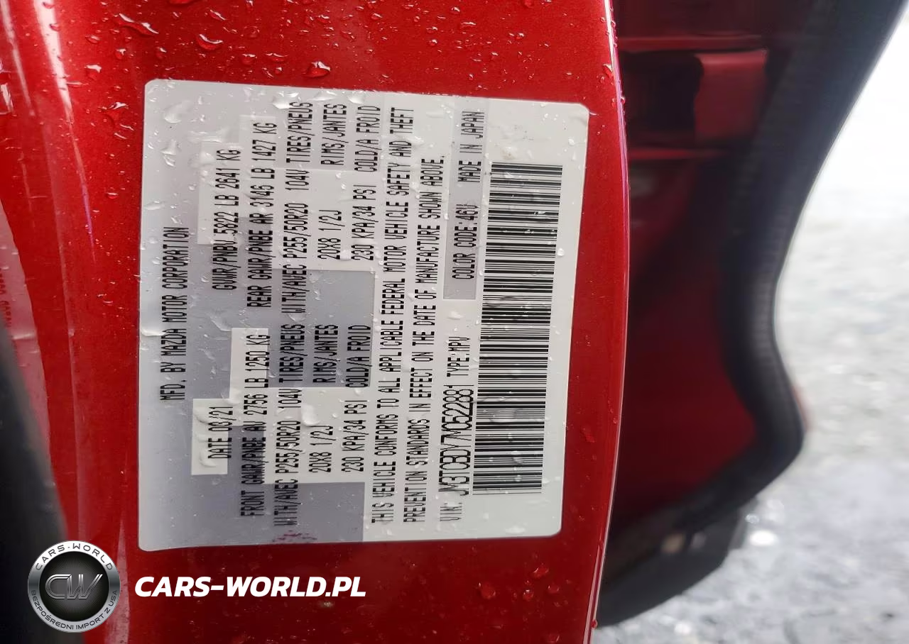 2021 Mazda Cx-9 Grand Touring VIN:JM3TCBDY7M0522881 - 13