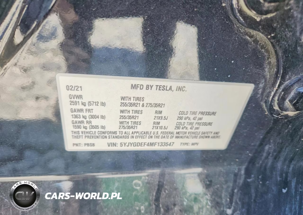 2021 Tesla Model Y VIN:5YJYGDEF4MF133547 - 13