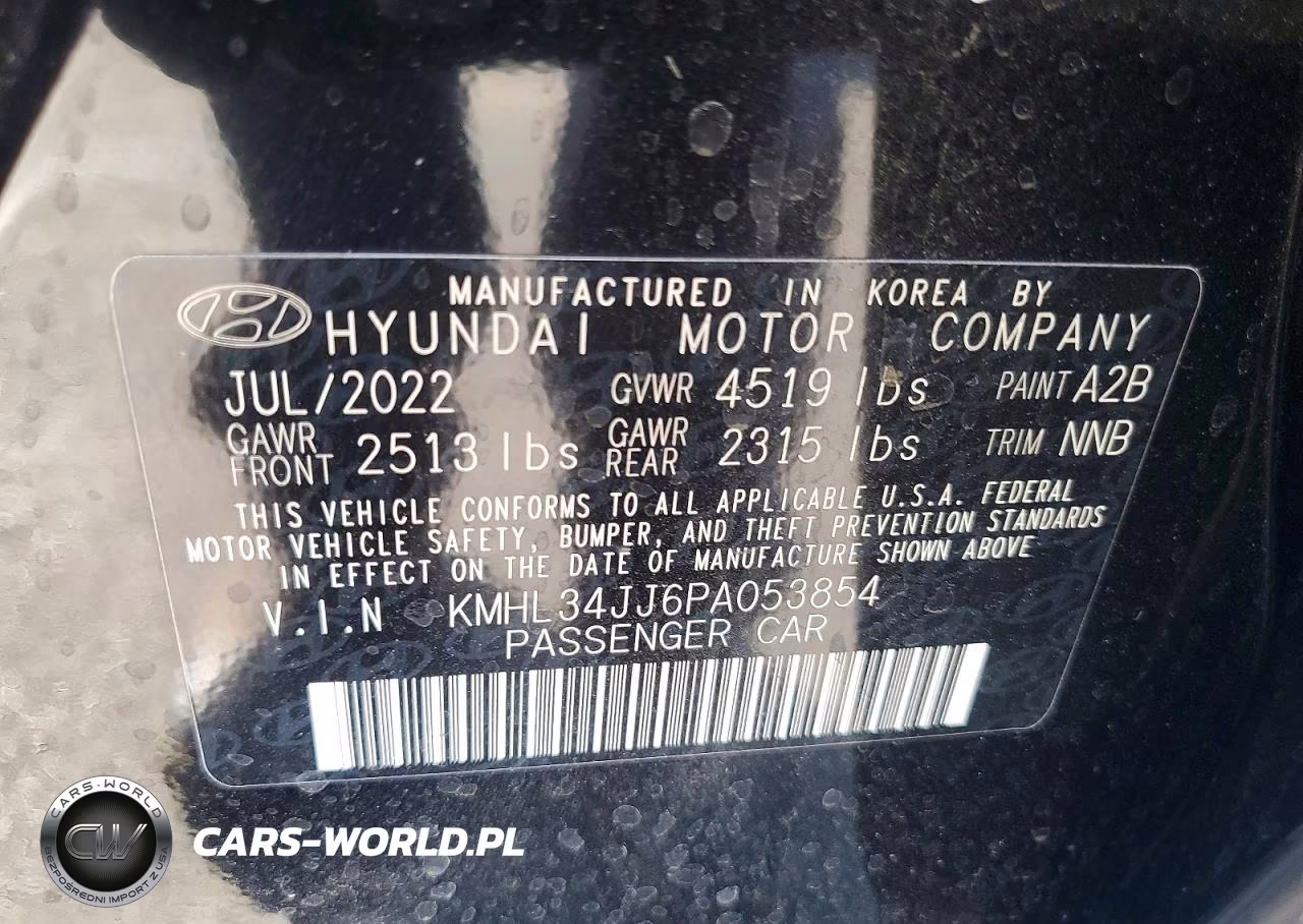 2023 Hyundai Sonata Hybrid Sel VIN:KMHL34JJ6PA053854 - 12
