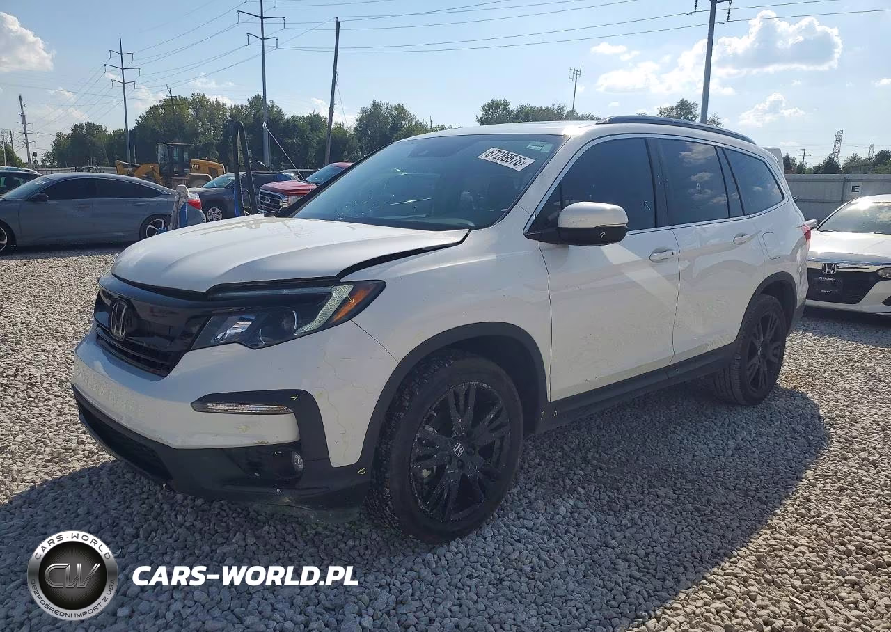 2021 Honda Pilot Se VIN:5FNYF6H29MB086524 - 1