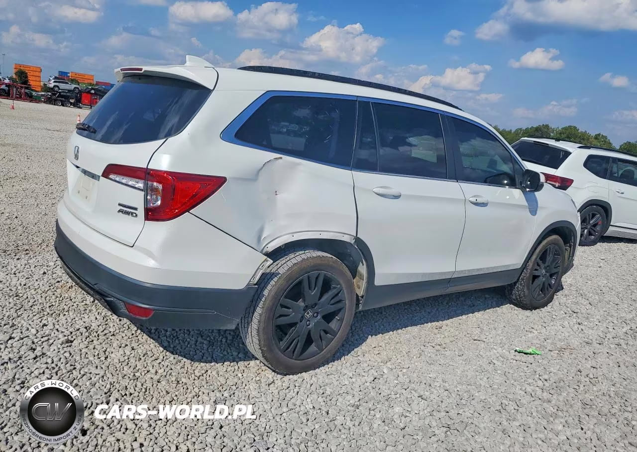2021 Honda Pilot Se VIN:5FNYF6H29MB086524 - 3