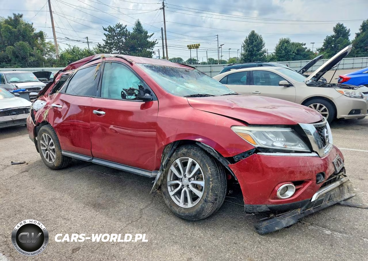 2015 Nissan Pathfinder Sv VIN:5N1AR2MM6FC660694 - 4