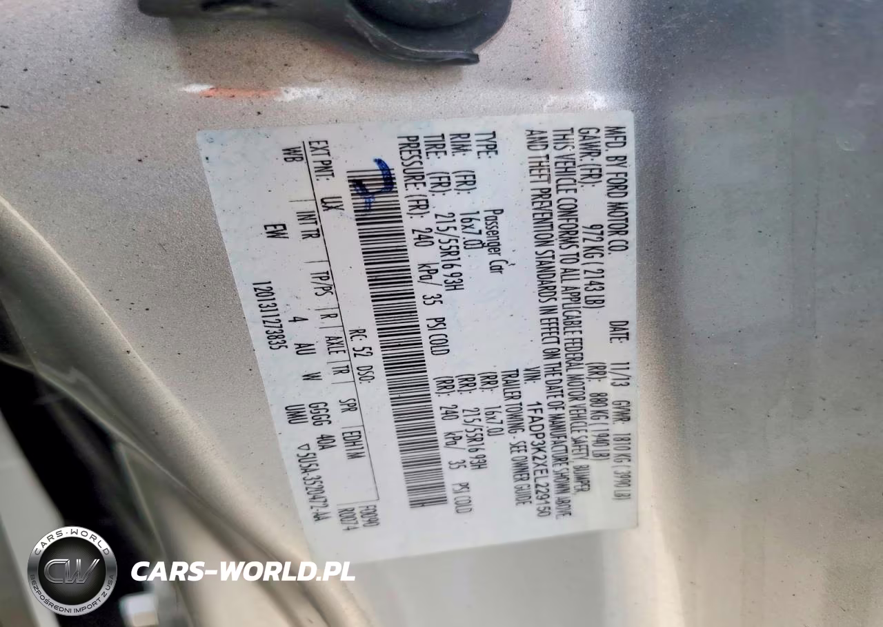 2014 Ford Focus Se VIN:1FADP3K2XEL229150 - 13