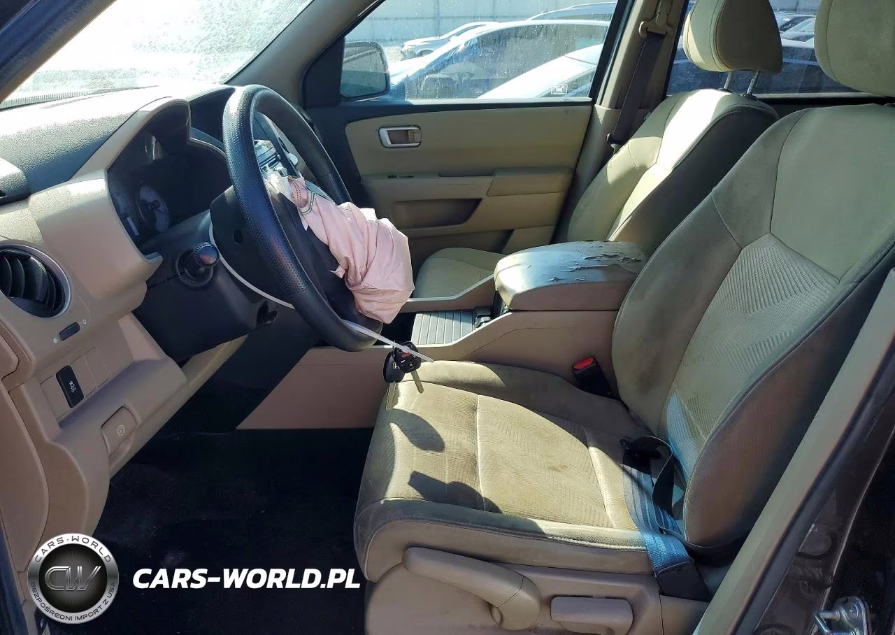 2012 Honda Pilot Lx VIN:5FNYF3H28CB037215 - 7