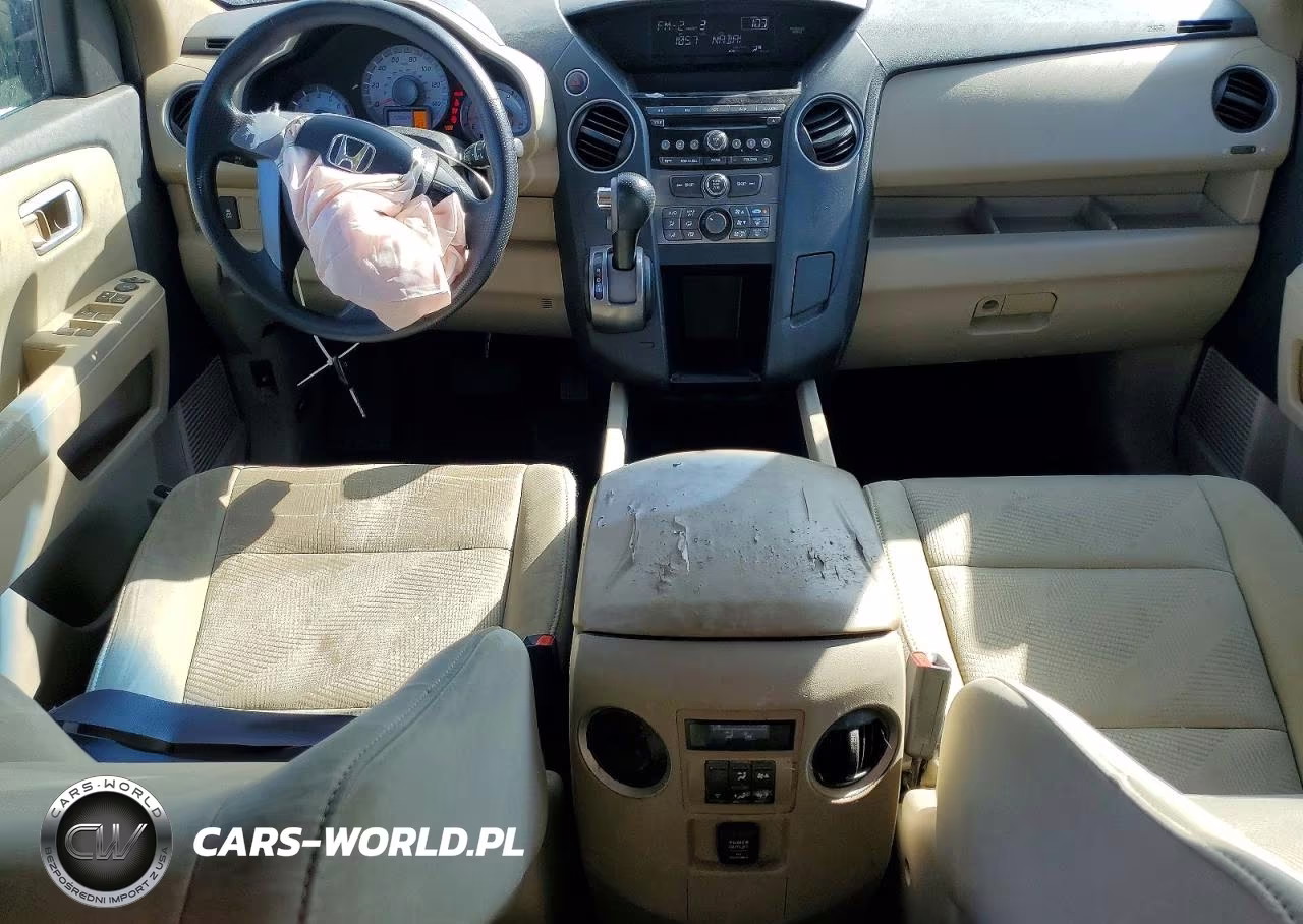 2012 Honda Pilot Lx VIN:5FNYF3H28CB037215 - 8
