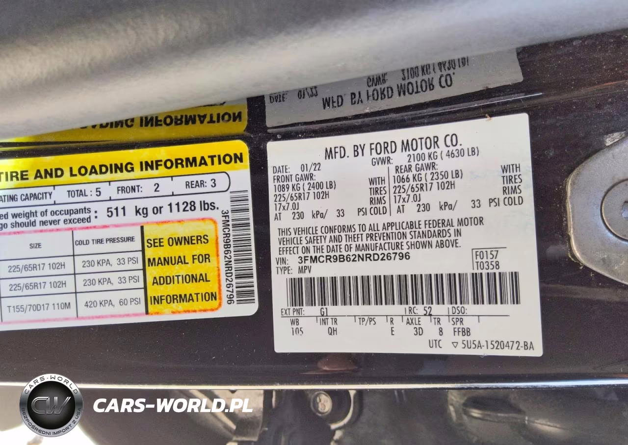2022 Ford Bronco Sport Big Bend VIN:3FMCR9B62NRD26796 - 13