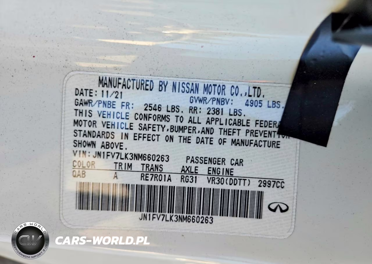 2022 Infiniti Q60 Red Sport 400 VIN:JN1FV7LK3NM660263 - 12