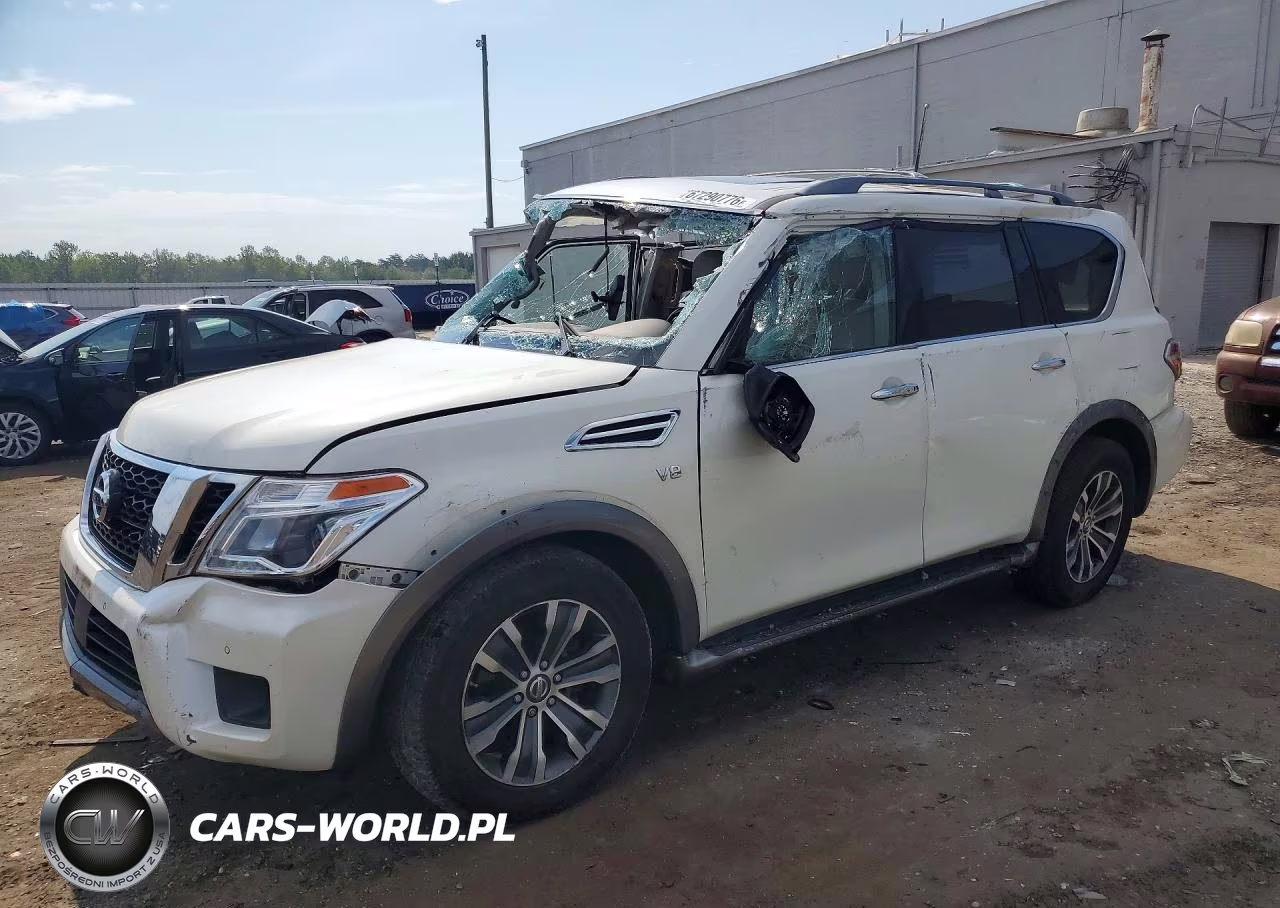 2019 Nissan Armada Sl VIN:JN8AY2NCXKX510236 - 1
