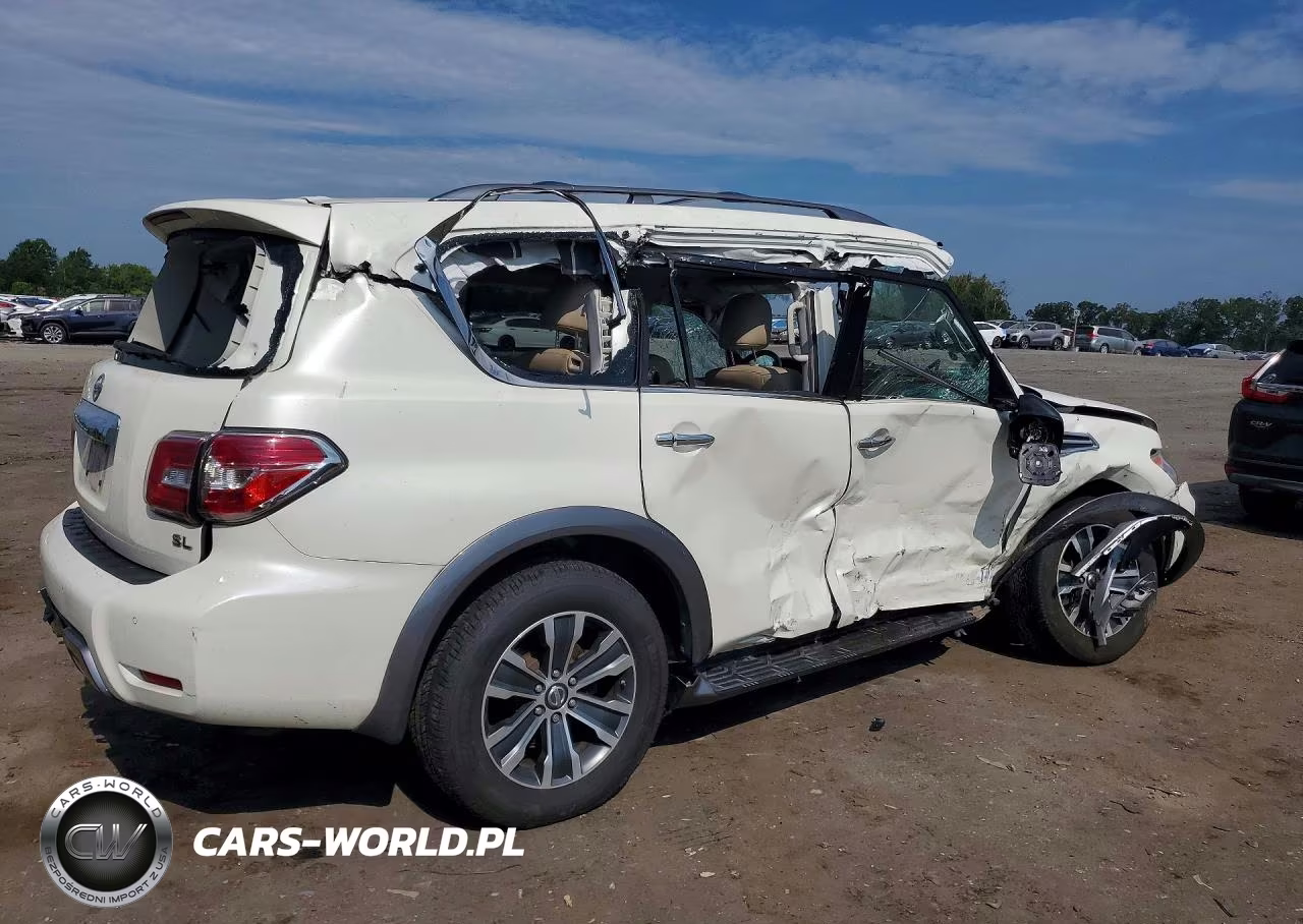2019 Nissan Armada Sl VIN:JN8AY2NCXKX510236 - 3